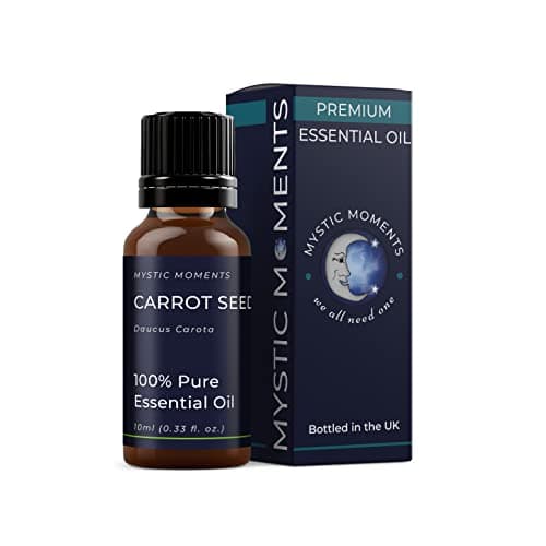 Image of Mystic Moments | Carrot Seed Essential Oil 10ml Pure & Natural| Daucus carota | Earthy Aromatherapy & Diffuser Oil | Warm Grounding Herbal Aroma