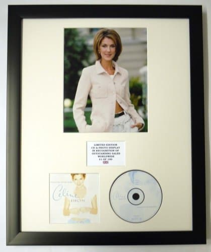 Image of CELINE DION/PHOTO & CD DISPLAY LTD. EDITION OF THE ALBUM FALLING INTO YOU