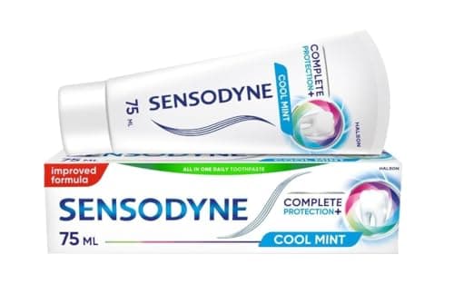 Image of Sensodyne Complete Protection+ Toothpaste Cool Mint 75ml, Toothpaste for Daily Care and Protection Against Tooth Sensitivity Pack of
