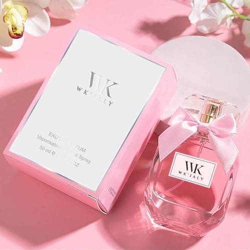 Image of WK JALY Pink Chance Eau De Parfum, Women's Perfume - Floral & Woody - With Notes of Vanilla, Jasmine, Rose, 50ml