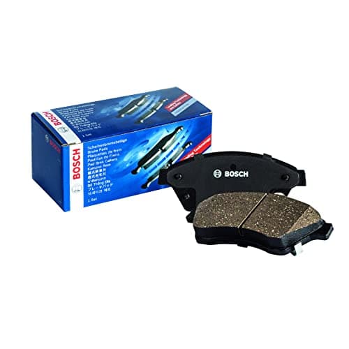 Image of Bosch BP2007 - Brake Pads Car Rear Axle - Bosch Quality - Reduced Noise and Dust - ECE-R90 Certified - Copper-Free - 1 Set of 4 Pads