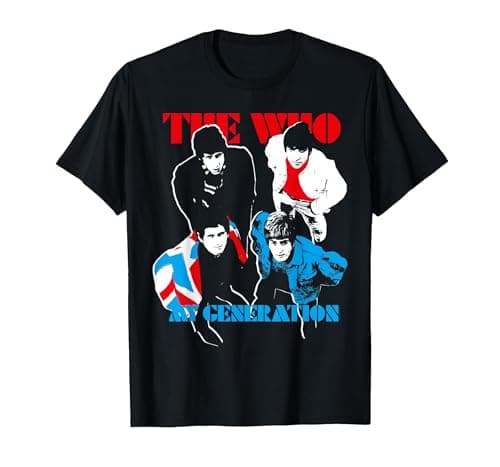 Image of The Who Official My Generation T-shirt T-Shirt, Men, Black, Large