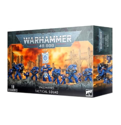 Image of Games Workshop Warhammer 40000 Space Marine Tactical Squad Warhammer 40K