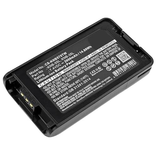 Image of generic replacement battery compatible for akku KENWOOD KNB-24L, KNB-35L, KNB-55L