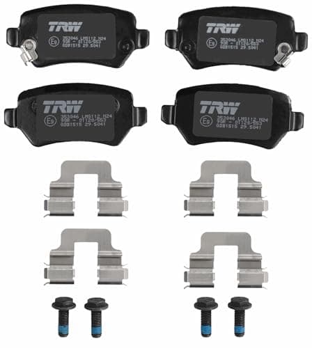 Image of TRW GDB1515 Brake Pad Set of 4 for Vauxhall Zarifa MK II (B) (A05) 2005-2014 Rear Axle and other vehicles