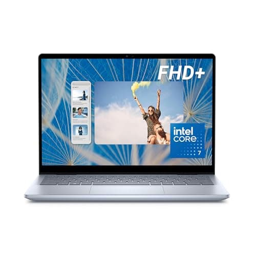 Image of Dell Inspiron 14 2-in-1 7440 14" 16:10 FHD+ Laptop, Intel Core 7 Processor 150U, 16GB RAM, 1TB SSD, Intel Graphics, Windows 11 Home, Fingerprint Reader, UK Backlit Keyboard