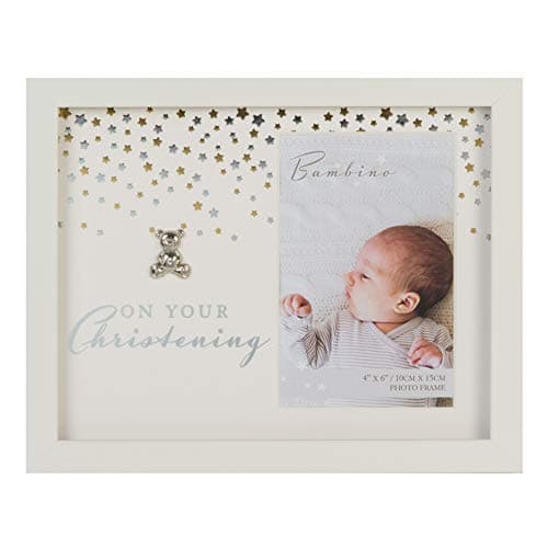 Image of Bambino Photo Frame On Your Christening Baby Shower New Baby Christening Gift