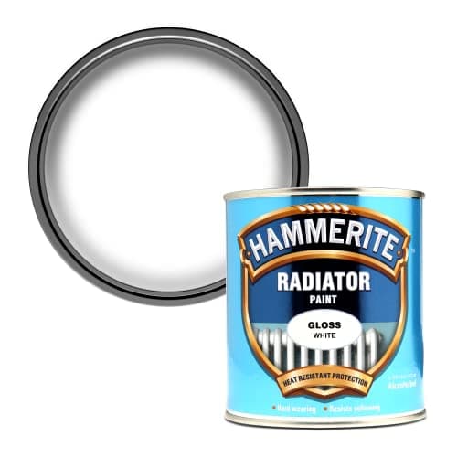 Image of Hammerite REG500 500ml Radiator Paint - Gloss White