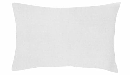 Image of PARADISE STAR Flannelette Pillowcase Pair – 100% Brushed Cotton Thermal Pillow Cases, Soft Warm Cosy Winter Bedding Pillow Covers 50 x 75 cm for Standard Bed Pillows (White)