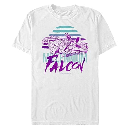 Image of STAR WARS Men's Falcon Overlay T-Shirt, Black, 4XL