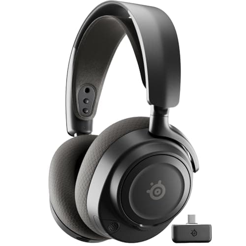 Image of SteelSeries Arctis Nova 7 Wireless Gen 2 - Wireless Gaming Headset for PC - Compatible with PC, PS5, Switch & more - Mobile App Control - 50+ HR with Fast Charge - Mixable 2.4GHz/Bluetooth - Black