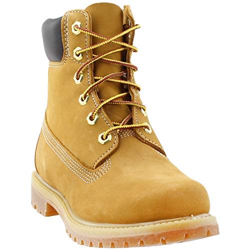 Image of Timberland Womens 6Inch Premium Waterproof Boot, Wheat Nubuck, 8