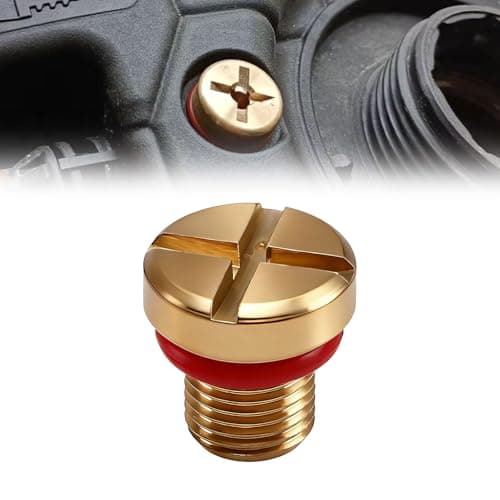 Image of Coolant Expansion Tank Bleeder Screw Compatible with E46 E92 E90 E36 E39 Mini Drain Screw Radiator Expansion Tank 17111712788