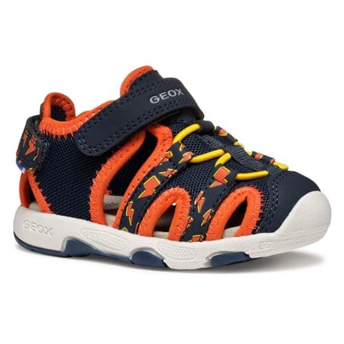 Image of Geox B SANDAL MULTY BOY B, Baby - Jungen Sandal, Navy/Orange,