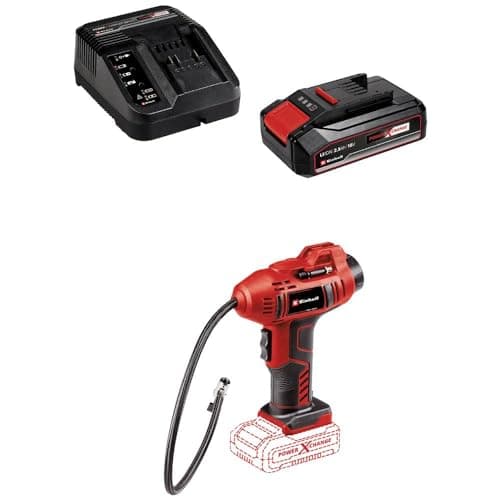 Image of Einhell 4326556 Akku-Kompressor CE-CC 18 Li (2,5 Ah) Power X-Change 11 bar incl. 1 Rechargeable Battery Digitales D