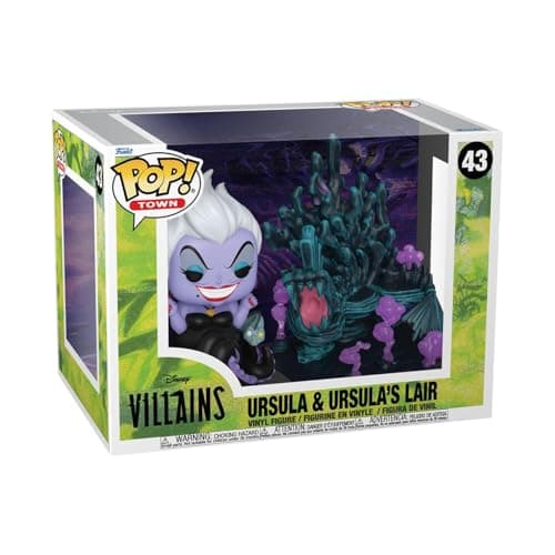 Image of Funko Pop! Towns: Villains - Ursula's Lair - Disney Villains - Collectable Vinyl Figure - Gift Idea - Official Merchandise - Toys for Kids & Adults - Movies Fans - Model Figure for Collectors