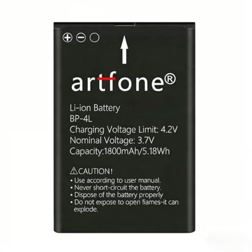 Image of artfone BP-4L 1800mAh Battery C1, C1+, CS182, CS188, A400 and Other BP-4L Phones - Durable and Reliable Li-Ion Battery with High Capacity, Easy Installation, and Safety Features