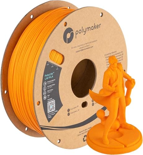 Image of Polymaker PolyLite LW-PLA - 1.75mm - 800g - Orange