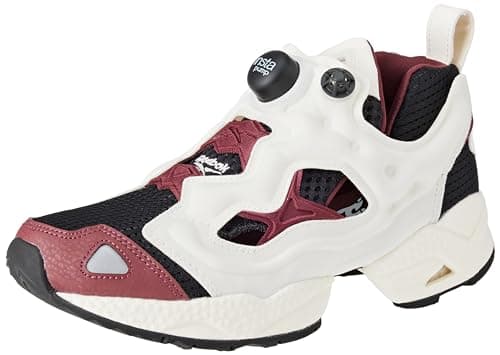 Image of Reebok Men Instapump Fury 95 Sneaker, Core Black/Chalk/Classic Maroon F23, 5