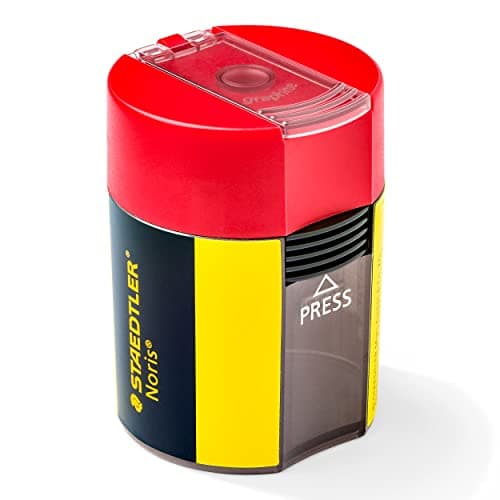 Image of STAEDTLER 511 004 Single-Hole Pencil Tub Sharpener in Noris Design (Pack of 1)