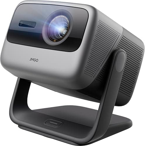 Image of JMGO N1S Ultimate Triple Laser 4K Projector, 3300 ISO Lumens, Google TV Netflix, Real-Time Auto Screen Fit, HDR10, 180", Blu-ray 3D, Home Theater Projector with 20W Dolby Digital+