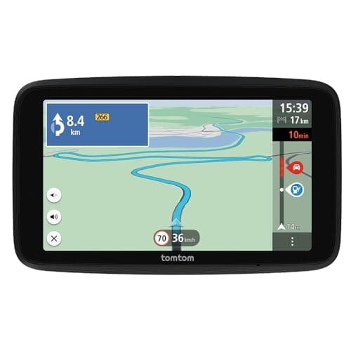 Image of TomTom Car Sat Nav GO Classic Lite (6 Inch, with Traffic Information and Speed Cam Alert Trial, Europe Map Updates Included, Updates via WiFi, Integrated Reversible Mount) Classic Lite 6"