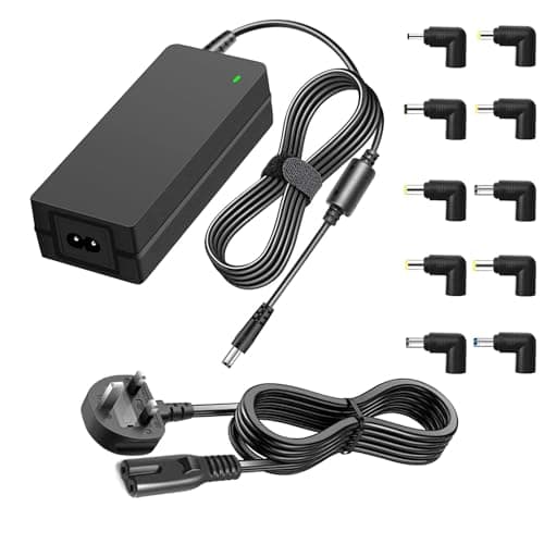 Image of 19V 3.42A DC Power Supply, 100V-240V AC to DC 19Volts Replacemen for 19Vdc Laptop LCD TV Monitors Speaker Soundbar Power Cord Adapter.