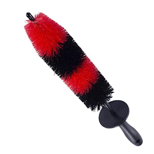 Image of StoneBanks 17" Alloy Wheel Brush for Cleaning Car Wheels, Soft PP Bristles Barrel Brush Car Cleaning, Eays Deep Cleaning, Super Long Handle