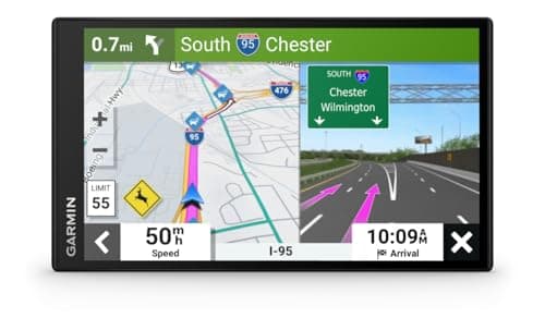 Image of Garmin DriveSmart 55 EX with Traffic, 5.5-inch Car GPS Navigator with Bright, Crisp High-Resolution Maps, Garmin Voice Assist, Smart Notifications and Hands-Free Calling