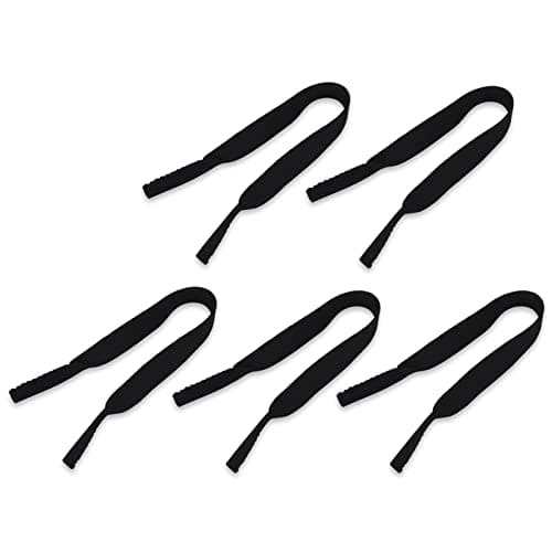 Image of Glasses Strap for Men and Women, 5pcs Sports Eyewear Elastic Neck Strap, Glasses Holder Lanyards for Eyeglasses and Sunglasses, Eyewear Retainer Rope for Outdoor Activities Sports and Everyday Use