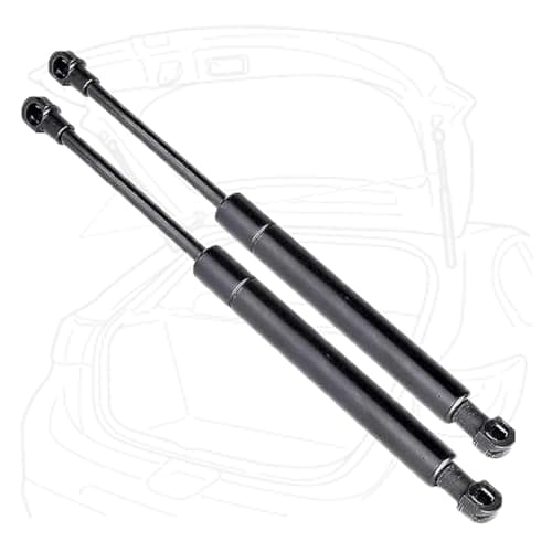 Image of RuiYiL 2Pcs Car Rear Tailgate Boot Gas Springs for Nissan Navara Snugtop Canopy D22 D23 D40 1998-2016, Trunk Struts Hydraulic Shock Lift Support Rod Telescopic Damper Accessories
