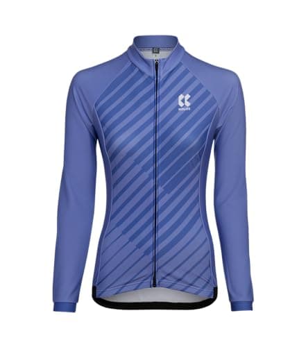 Image of Kalas Motion Z4 Women's Long Sleeve Jersey, Lilac Blue, Medium