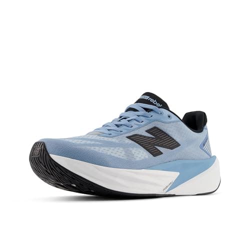 Image of New Balance Men's FuelCell Rebel V5 Track Shoes, Still Water/Raincloud/White, 10 UK