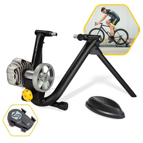 Image of Saris Fluid² Smart Kit Wheel On Turbo Trainer for Road and Mountain Bikes Zwift Compatible