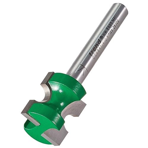 Image of Trend CraftPro Staff Bead Router Cutter, 1/4 Inch Shank, 3.6mm Radius and 17mm Cut Diameter, Tungsten Carbide Tipped, C069X1/4TC