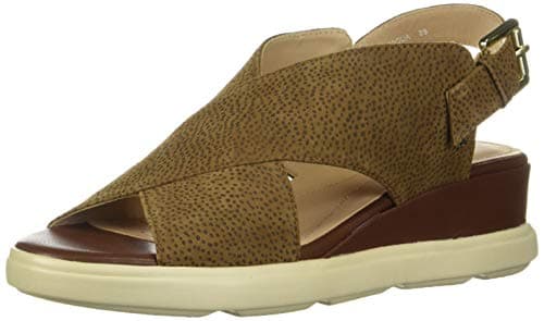Image of Geox Women's D Pisa A Sling Back Sandals, Brown (Brown C0013), 4 UK