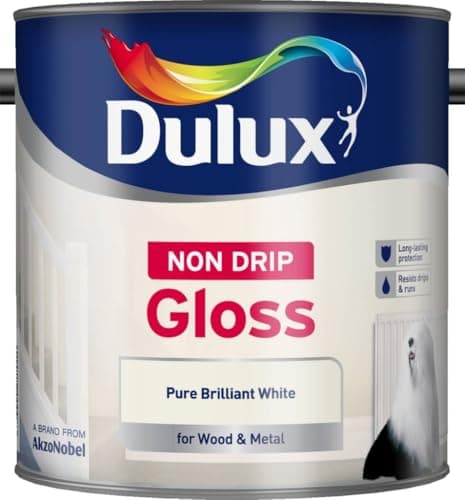 Image of Dulux Non Drip Gloss 2.5L Pure Brilliant White