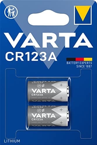 Image of VARTA Batteries Electronics CR123A Lithium button cell 3V battery 2-pack, Button cells in original blister pack of 2