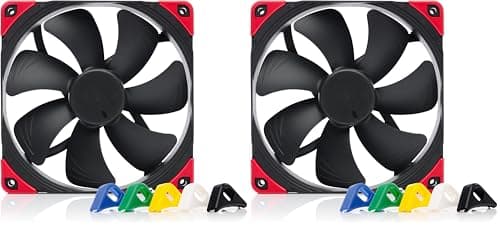 Image of Noctua NF-A14 PWM chromax.black.swap, Premium Quiet Fan, 4-Pin (140mm, Black) (Pack of 2)