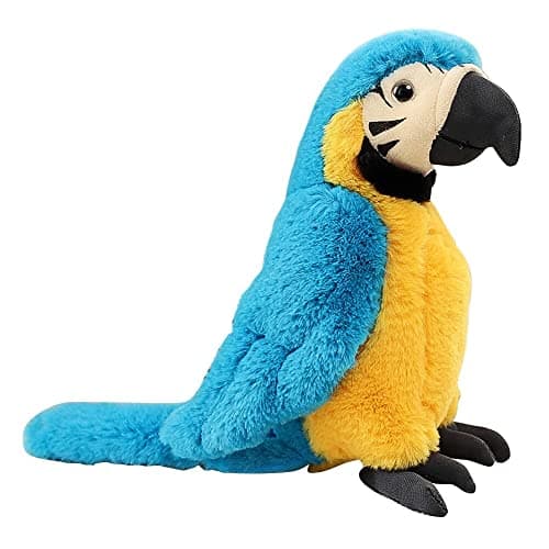 Image of Uposao Plush Parrot Toy - Soft, Comfortable, Cute Stuffed Animal Doll - 25cm