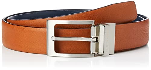 Image of Ted Baker Men's KARMER Reversible Leather Belt, Tan, 40