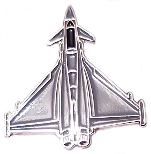 Image of Metal Enamel Pin Badge Euro Fighter Typhoon Plane