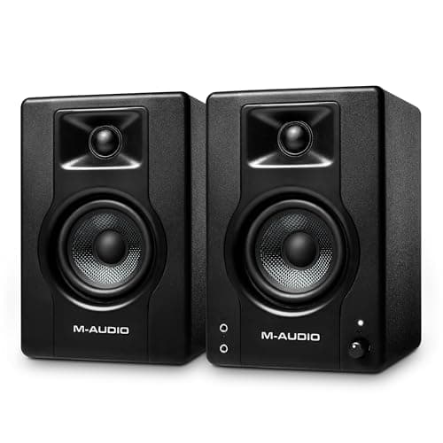 Image of M-AUDIO BX3 Pair 3.5-inch Studio Monitors, HD PC Speakers for Recording and Multimedia with Music Production Software