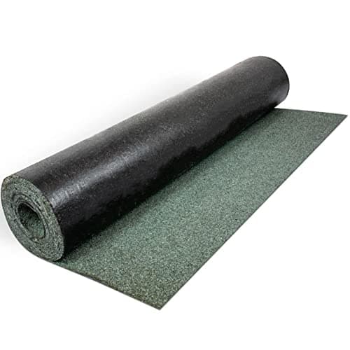 Image of Green Polyester Shed Roofing Felt 32.8 x 3.2 ft (10m x 1m) - Heavy Duty Weatherproof Roof Felt Roll for Summerhouses, Sheds, Kennels, 15 Year Life Expectancy, Premium Roof Covering
