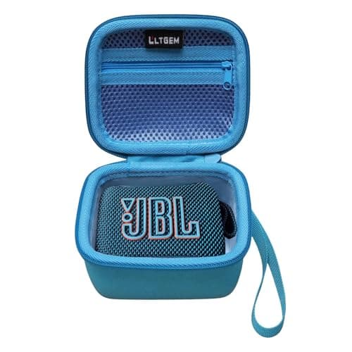 Image of L LTGEM Hard Speaker Case for JBL GO 5 / GO 4 / GO 3 Portable Bluetooth Speaker Travel Bag Light Blue