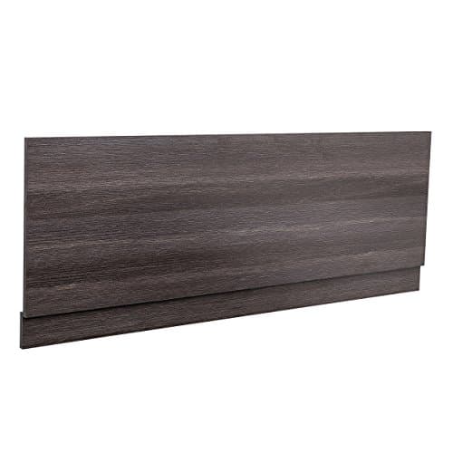 Image of Aquariss Modern Bathroom Calm Grey Effect 1800 mm Wooden Wrapped Front Bath Panel