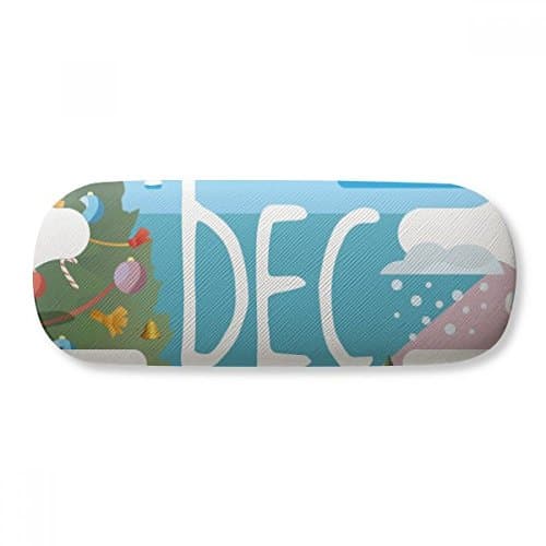 Image of DIYthinker Women's Glasses Case Eyeglasses Clam Shell Holder Storage Box 6.3 inch x 2.4 inch Multicolor