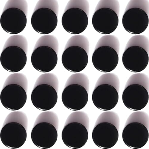 Image of ZDZBLX Fridge Magnets, 20 PCS Strong Small Round Magnets, Heavy Duty Mini Magnets for Whiteboard, Notice Board, Office, Refrigerator, Crafts – Cute Tiny Magnet for Adult Classroom Home School (Black)