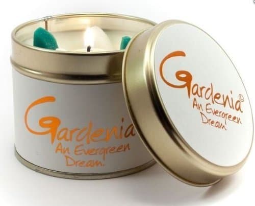 Image of Lily-Flame Scented Candle in a presentation Tin - Gardenia
