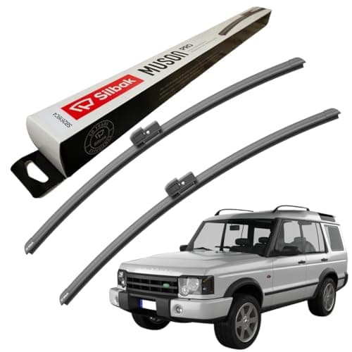Image of Silbak Windscreen Wipers, compatible with LAND ROVER DISCOVERY II (10/1998-08/2004) Wiper Blades, 530mm/530mm